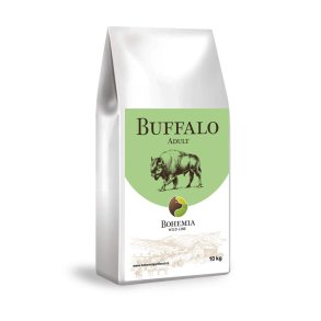 Wild Line 10 kg pose med sundt og allergivenligt voksen hundefoder fra Bohemia Pet Food med bisonk�d