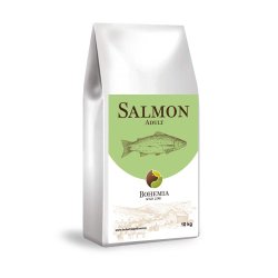Wild Line 10 kg pose med sundt og allergivenligt voksen hundefoder fra Bohemia Pet Food med single protein af laks