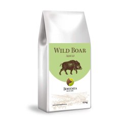 Wild Line 10 kg pose med sundt og allergivenligt voksen hundefoder fra Bohemia Pet Food med k�d fra vildsvin