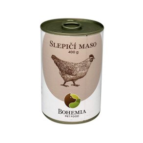 BOHEMIA d�semad med Kyllingk�d i sin  egen saft 400g