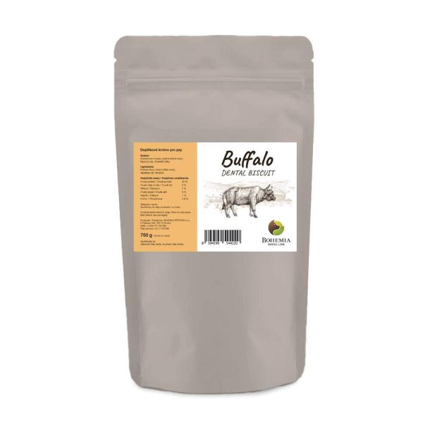 BOHEMIA Bagte sprde tandkiks med Bffel 750 g