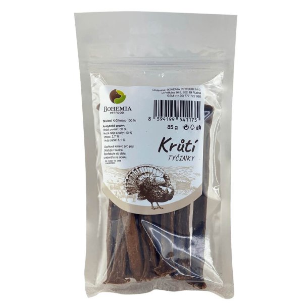 BOHEMIA Tyggepinde med Kalkun 85g